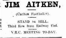 1914 Jim Aitken Bookmaker1914 Jimmy Aitken Bookmaker Sporting Judge Aug 15