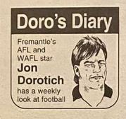 1995 - Former Blue; Jon Dorotich the scribe.