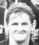 1987 Rd 19 - A happy Shane Robertson after big win over the Swans.