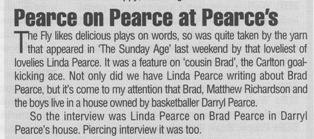 1996 - Pearce on Pearce at Pearce's (08/05/96).Pic: Inside Football.