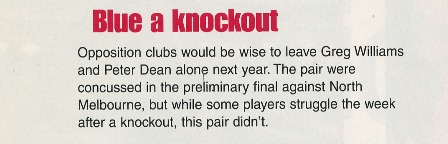 1995 GF - Dean & Diesel: A knockout.