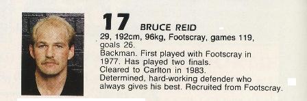 1985 - Bruce Reid.