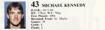 1988 - Mick Kennedy.
