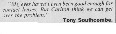 1977 Tony Southcombe quote (28/04/77).