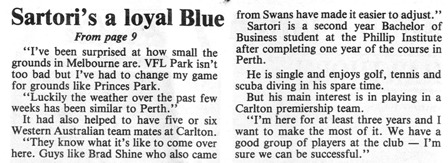1987 - Peter Sartori Interview (18/04/87) page 2 of 2.