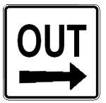 Out SignMatching pic for Turnover article