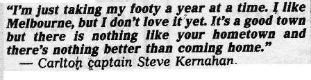 1987 - Sticks quote.