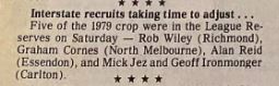 1979 - Mick Jez snippet.