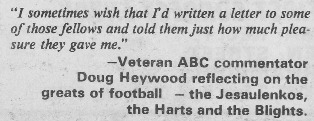 1985 - ABC Commentator comment on Jezza (05/09/85).