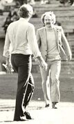 1980 Qual. Final - Percy squares off with Tony Jewell.