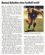 1965 - Barassi defection stuns Footy world.100 Years of Australian Football.