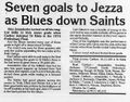 1972 Prelim - Jezza's seven sinks the Saints.