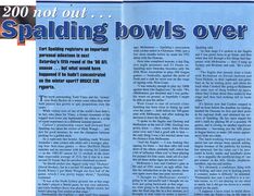 1996 - Earl Spalding Interview (24/04/96) pg 1 of 2.Pic; Inside Football.