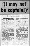 1977 - Jezza may not Capt. Carlton in 1977.