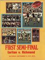 1975 1st Semi - Football Record Cover.