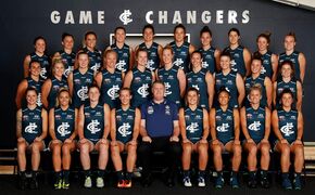 2017 Carlton AFLW Team Photo
