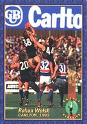 1994 - Rohan Welsh (Cazaly Footy Swap Card).