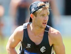 Nick Graham Training 2013 Image courtesy of Carlton Football Club