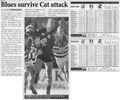 2000 Rd 14 - Match Summary Vs Geelong.