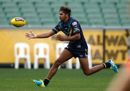 All Aust. - Clem Smith at training.