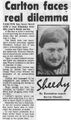1988 2nd Semi - Blues faces real dilemma.Inside Football.