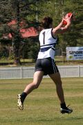 Matthew KreuzerKreuzer at AFL Draft Camp, Ainslie Oval, Canberra, 5 October 2007