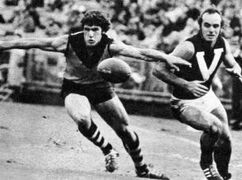 1975 - Jezza playing for the big V.