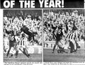 1988 Rd 14 - Silvagni's mark of the year (page 2 of 2).Pic: Inside Football.