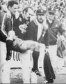 1979 GF Jezza Is Carried Off During The Last Quarter.