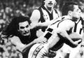 1988 Qual. Final - Alvin tackles Shaw.Pic: Inside Football.