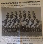 1978 WA State Team - Future Blues; Mick Jez & Ken Hunter.
