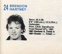1981 - Brendan Hartney.