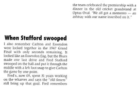1947 GF - When Stafford swooped.