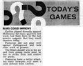 1964 Rd 4 - Match Preview Vs Footscray.Football Record - 9th May 1964.