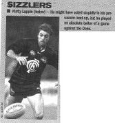 2001 Rd 3 - Matty Lappin plays a sizzler.