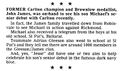 1991 - John James travels down to watch young Michael James (29/05/91).Inside Football.