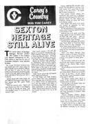 1990 - Article on the Sexton Family.Football Life.