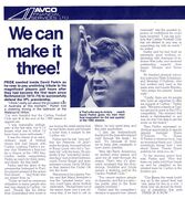 1982 GF - Parkin: We can make it 3 in a row.Pic: Blues News.