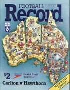 1987 GF - Footy Record Cover.