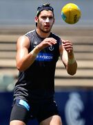 Matt Korcheck At Pre Season Training 2016Image courtesy of Carlton Football Club.