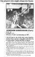 1993 - Finals Players to watch; Stephen Kernahan (08/09/93).Pic: Inside Football.