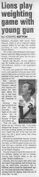 2001 - Future Blue: Dylan McLaren (Jan 01).
