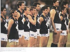 1996 Semi Final - Blue boys line-up.