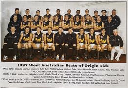 1997 - WAFL Rep. Team; Future Blue Stephen O'Reilly.