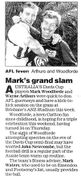 1999 - Blues Supporter Mark Woodforde (Sept 99).