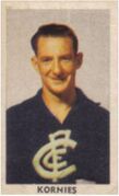 1949 Jack Howell (Kornies Trading Card).