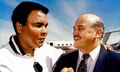 Muhammad Ali Meets Alex Jesaulenko 1998Original photograph by Craig Borrow, published by the Herald-Sun. Reproduced courtesy of Carlton Football Club.