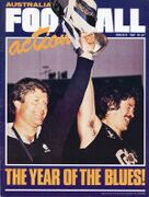 1981 GF - The Captain & Coach with the Cup.Pic: Aust. Football Action.