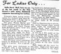 1966 - Carlton Cheersquad members travel to QLD (27/08/66).Football Record - 27th August, 1966.