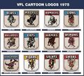 1975 - VFL Club Mascots.